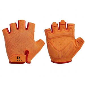 Gants de cyclisme en cuir performants, confortables, demi-doigts, légers, paume rembourrée, design résistant à la transpiration, longs - Product Image 1