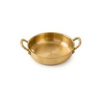 Casserole en cuivre de qualité commerciale, capacité 1-2L, portable pour cuisinières à gaz et à induction, pour buffet et restauration