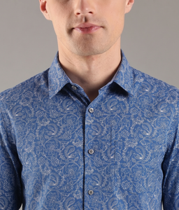 Camisa Casual de Hombre Enovate, Doble Botonadura, Manga Larga, Transpirable, 100% Algodón, con Logotipo en la Parte Posterior del Cuello, para Primavera - Product Image 2