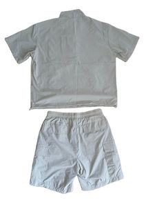 Ensemble de survêtement pour homme personnalisé, respirant, en polyester et nylon, coupe-vent, deux pièces, avec fermeture éclair - Product Image 2