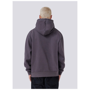 Nuevas sudaderas con capucha de algodón 100% suave de secado rápido, estilo oversize y a la moda para hombre, con logotipo personalizado bordado e impresión digital. - Product Image 2