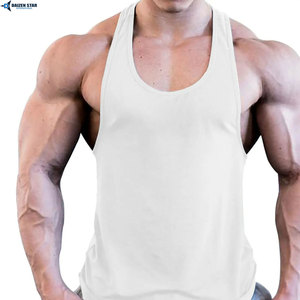 <b>Men</b> Gym Tank Top Sleeveless Workout Shirt Custom Logo Fitness <b>Stringer</b> <b>Vest</b> - Product Image 3