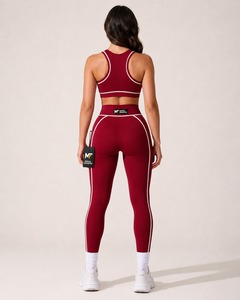 Leggings de yoga taille haute pour femme, en tissu molletonné respirant coton/bambou, imprimé personnalisable, sexy, pour fitness, longueur cheville - Product Image 5