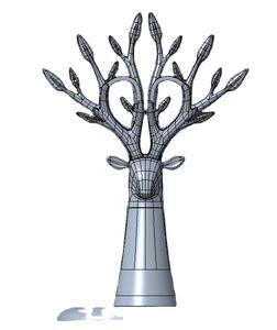 Ciseaux en verre faits à la main avec des motifs d'animaux, cerf noir, cadeaux originaux pour le Nouvel An, article décoratif personnalisé, fabrication directe d'usine à Taiwan - Product Image 4