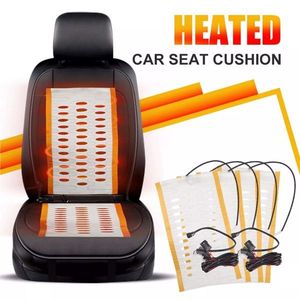 12V Universal Composite Fiber Heated Seat Heater Pad Kit Modified Car Seats with Cushion Switch - Product Image 5