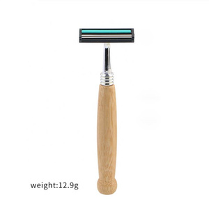 Maquinilla de Afeitar Profesional de Silicona Antideslizante con Mango Recto, Maquinilla de Afeitar Manual de Acero Inoxidable, Productos de Cuidado Personal - Product Image 5