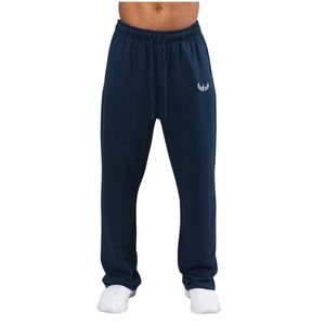 Pantalon de survêtement bleu marine épais pour homme – Jogger athlétique premium coupe décontractée pour entraînement, gym et tenue décontractée - Product Image 1