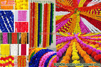 Guirlande de pompons en velours pour décoration de mariage, couleur et taille personnalisées, style moderne léger, USA DST EXPORTS