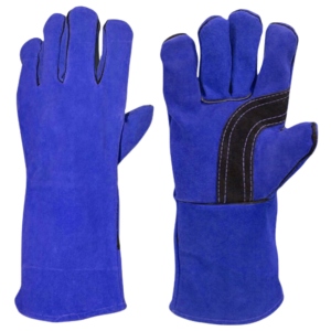 Gants de sécurité en cuir de vachette de première qualité, résistants à la chaleur, anti-étincelles, pour la lutte contre les incendies, protection des mains industrielles, gants de soudure - Product Image 6