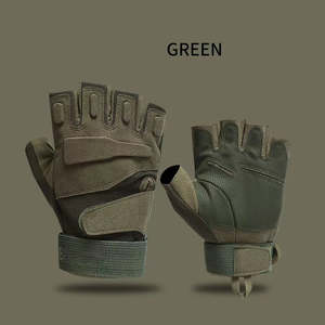 Gants tactiques en microfibre à doigts entiers, respirants, avec protection des jointures en EVA, paume antidérapante pour le tir - Product Image 5