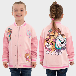 Chaqueta de Béisbol para Niños Personalizada OEM, Chaqueta Deportiva de Algodón Grueso con Forro Polar, Estilo Moderno Unisex para Niños, Chaqueta Varsity con Estampado - Product Image 1