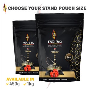 Best Cocoriki Indonesia Black Charcoal Mold Mercy Shape Natural Coconut Shell Briquettes for Hookah Nargile Shisha 7000-8000 - Product Image 3