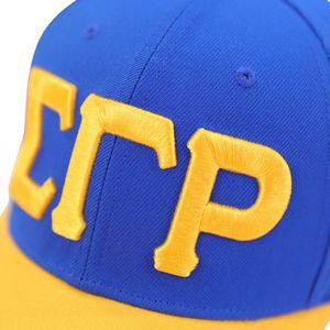 หมวกแก๊ปปักลายตัวอักษร Sigma Gamma Rho สีน้ำเงิน หมวกเบสบอลปรับขนาดได้ หมวกกีฬาลำลอง แฟชั่นเครื่องประดับศีรษะ รับผลิตแบบ OEM ODM - Product Image 6