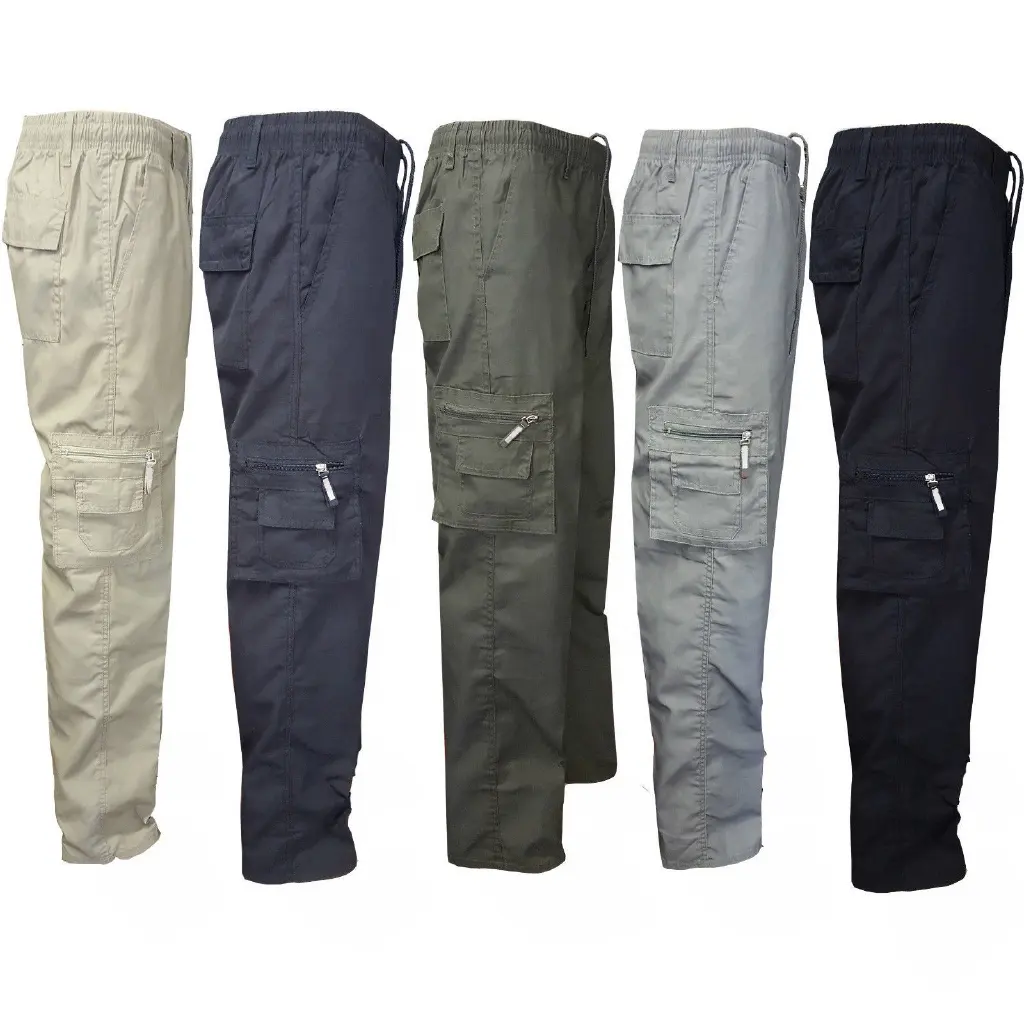 New Arrival Cargo Pants Design Pants Outdoor multi colors cotton denim High Fashion Tactical Custom Cargo Men's Loose Pants