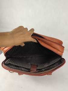 Maletín para Portátil de Cuero PU Marrón, Resistente al Agua, con Cierre, Bandolera, Gran Capacidad, Portátil, para Oficina y Viajes - Product Image 4