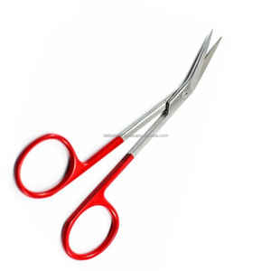 Ciseaux chirurgicaux dentelés micro certifiés CE 12cm Ciseaux chirurgicaux dentaires Instruments chirurgicaux de base privée OEM de haute qualité - Product Image 4