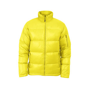 Veste matelassée réversible pour homme, longue, à capuche, avec fermeture éclair, vintage, épaisse, respirante, 80% duvet - Product Image 2