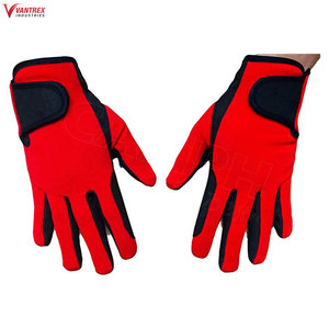 Vantrex Industries Equestrian Horse Riding Gloves-Anti-Slip Breathable Heat Resistant Leather Full Finger <b>Pull</b>-On Closure - Product Image 6