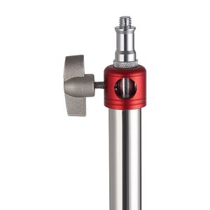 Treppiede Professionale in Acciaio Inossidabile Rinforzato, Altezza Massima Regolabile 320 cm (10,5 piedi), con Ruote e Supporto per Illuminazione - Product Image 3