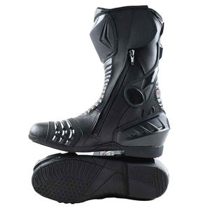 รองเท้าบูทมอเตอร์ไซค์แบบสั่งทำพิเศษสำหรับการแข่งขันและการเดินทาง ระบายอากาศได้ดี ผลิตจากหนัง กันลม กันน้ำ ป้องกันข้อเท้า เหมาะสำหรับขี่รถแข่งและขี่มอเตอร์ไซค์เพื่อความปลอดภัย - Product Image 3