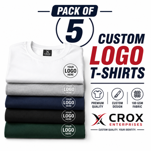 Paquete de 5 Camisetas con Diseño Personalizado |   Peso pesado 180 GSM |   Impresión de Calidad Premium - Product Image 2