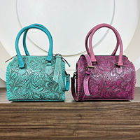 Sac de voyage Speedy moyen en cuir de vachette véritable fait main, portable et personnalisé, pour femme, collection 2026