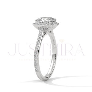 2026 Most Selling 925 <b>Silver</b> <b>Solitaire</b> Cushion Cut Diamond <b>Ring</b> for Everyday Wear Office Use And Wedding Elegant Gift For Her - Product Image 5