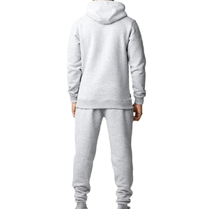 Survêtements évasés pour hommes, nouveau style, avec logo personnalisé, 100% coton, streetwear, sweat à capuche et pantalon de jogging, motif uni, hiver - Product Image 1