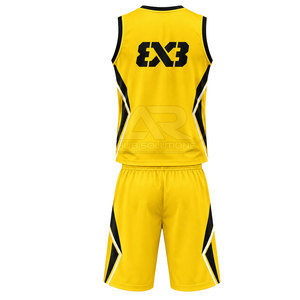 Uniforme de Baloncesto Ligero y Transpirable 100% Poliéster 3x3, Colores Personalizados, Logotipo Personalizado, Alta Calidad para Juegos al Aire Libre - Product Image 3