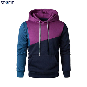 Sudadera con Capucha Verde Oliva para Hombre SPOFIT, Corte Regular, Algodón French Terry, Sudadera Informal con Capucha, Color Sólido, Ropa de Otoño - Product Image 6