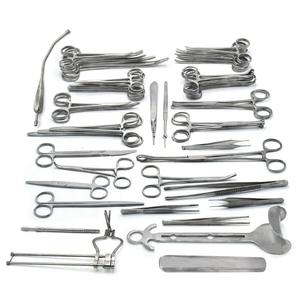 50 PCS General Surgery Laparotomy Instrument Set Basic Surgical <b>Tool</b> Stainless Steel German with <b>Storage</b> <b>Box</b> By Grip Surgical - Product Image 6