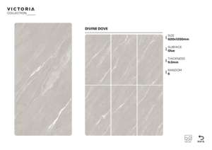 Azulejos de porcelana de alta calidad con superficie adhesiva, tamaño 600x1200, azulejos grandes para pisos y paredes para proyectos residenciales - Product Image 5