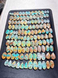 พลอยอะเกตสีเขียวธรรมชาติคุณภาพสูงเกรด AAA คู่คาโบชอง สำหรับทำเครื่องประดับ จำหน่ายโดยผู้ผลิต - Product Image 6