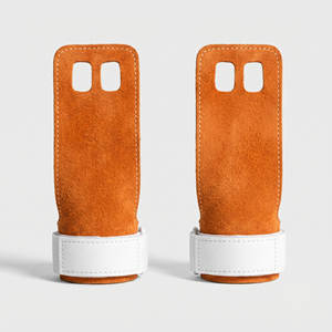 Poignées de gymnastique en cuir à 2 trous pour haltérophilie et gymnastique, protection des mains et soutien des poignets - Product Image 5