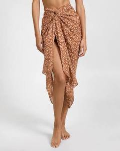 Paréo de plage pour femme Mystyle Fashions, couleur unie, léger, en polyester, décontracté, pour l'été - Product Image 3