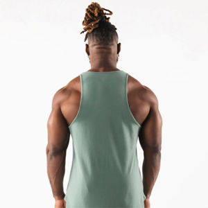 Débardeur HSI pour homme en polyester/coton, écologique, respirant, séchage rapide, style vintage, streetwear, gym - Product Image 5