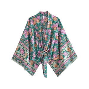 Combinaison imprimée bohème pour femmes, ensemble de tenue de plage - Product Image 2