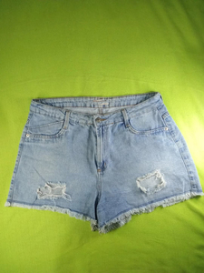 Pantalones Cortos de Mezclilla para Mujer, Casuales, Vintage, de Cintura Alta, con Borlas, Color Rosa, Ajustados, Populares para el Verano - Product Image 3