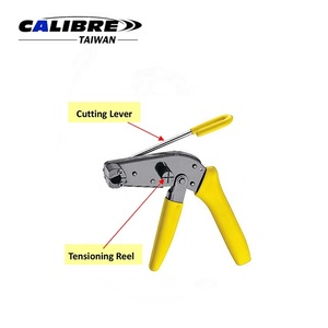 Cortador de Bridas de Acero al Carbono Industrial OEM TAIWAN CALIBRE DIY con Empuñadura de PVC y Carrete Tensor de Acero Inoxidable de 12.7mm y 7cm Extra - Product Image 2