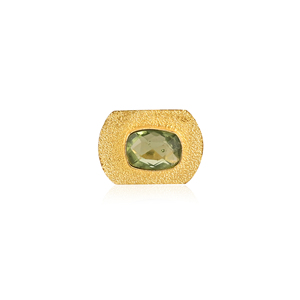Fashion Hydro Gemstone <b>Brass</b> Gold Plated Handmade Stylish <b>Ring</b> for Women - Product Image 1