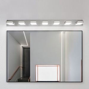 Modern Chrome 7-<b>Light</b> LED Vanity <b>Light</b> Sleek Minimalist Wall Sconce for <b>Bathroom</b> <b>Mirror</b> Energy Efficient - Product Image 3