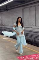 Ensemble de costume tendance de créateur, entièrement cousu, prêt-à-porter, haut, pantalon et dupatta, haute qualité, ethnique, pour l'hiver, l'été, les fêtes, les mariages et les festivals