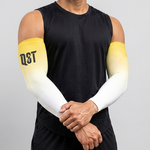 Custom Unisex <b>Compression</b> <b>Arm</b> <b>Sleeves</b> for Sports Gym Fitness Breathable UV Protection Running Cycling Outdoor - Product Image 3