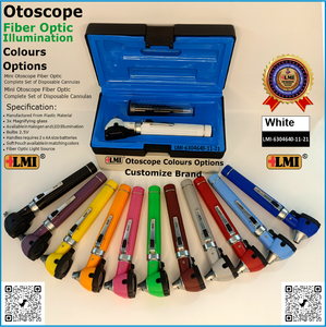 Otoscopio de Fibra Óptica Gris de Alta Calidad, Juego de Instrumentos de Diagnóstico para Examen de Oído, Manual, Ligero y Ecológico - Product Image 6