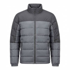 Premium Men's Insulated Puffer <b>Jacket</b> Winter Quilted Warm Windproof Casual Outdoor Zip Up Coat Wholesale OEM - Product Image 1