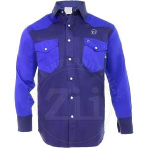 Camisa Ignífuga de Algodón NFPA 2112 FR, Ropa de Trabajo Ignífuga para Soldadura, Ropa de Soldador de Manga Larga, Paquete de Respirador ZUNEZI - Product Image 1