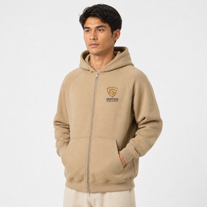 Sweat à capuche zippé pour homme de qualité supérieure, léger, respirant, idéal pour le streetwear, le fitness et le confort quotidien. - Product Image 5