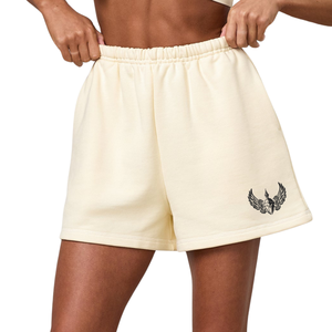 Shorts d'entraînement respirants taille haute pour femme, coupe régulière, pour la gym, le fitness, les activités sportives et le quotidien, avec taille élastique - Product Image 1