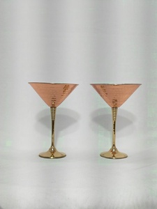 hand polished copper <b>wine</b> glass mirror polish copper <b>goblet</b> fine polish copper <b>wine</b> glass smooth polish - Product Image 5