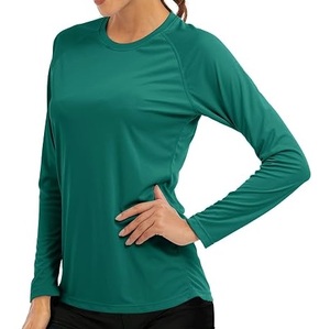 Chemises de pêche pour femmes à manches longues, protection solaire, évacuation de l'humidité, séchage rapide, respirantes, 100% polyester, pêche en plein air - Product Image 5